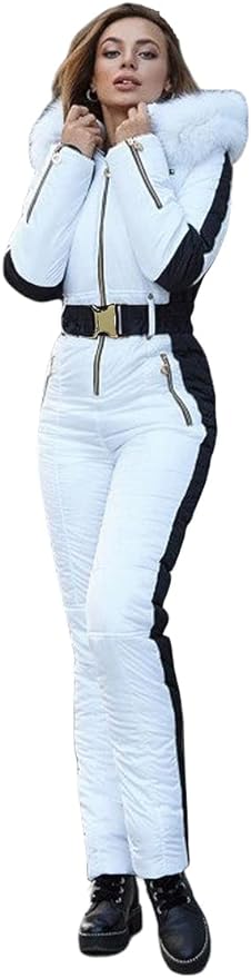 Snow Bunny Ski Suit Black & White