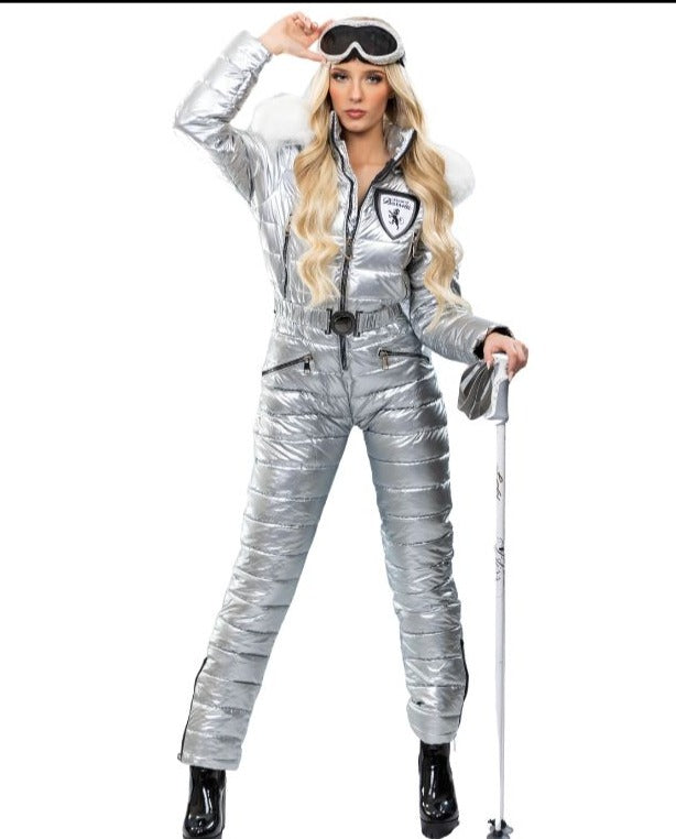 Snow Bunny Ski Suit Sliver