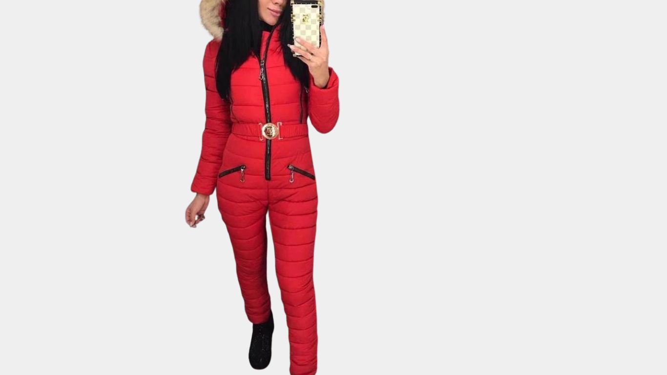 Snow Bunny Ski Suit Red