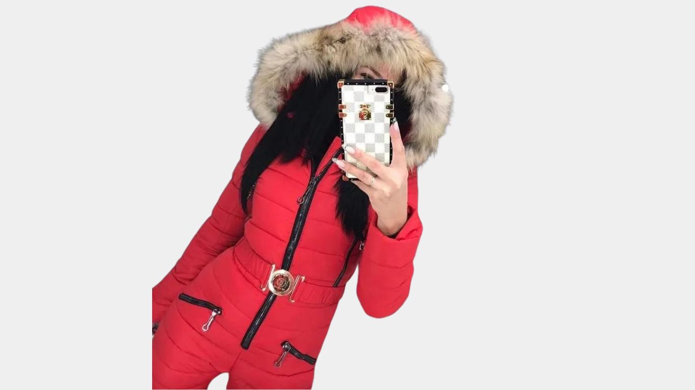 Snow Bunny Ski Suit Red